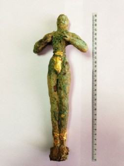 Estatuilla minoica recuperada en Lasithi