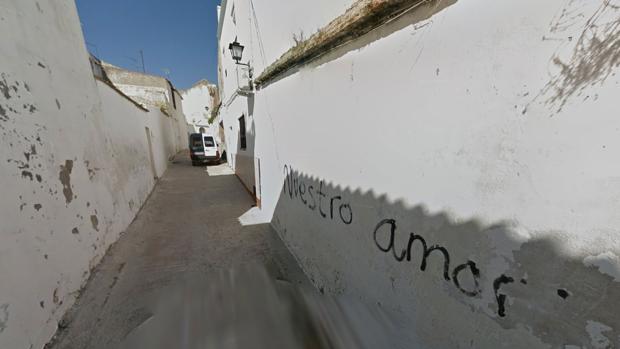 Lugar del casco antiguo de Lebrija donde se han hallado los restos de la muralla romana