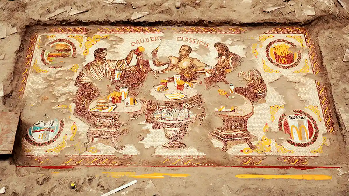 Mosaico romano McDonald's