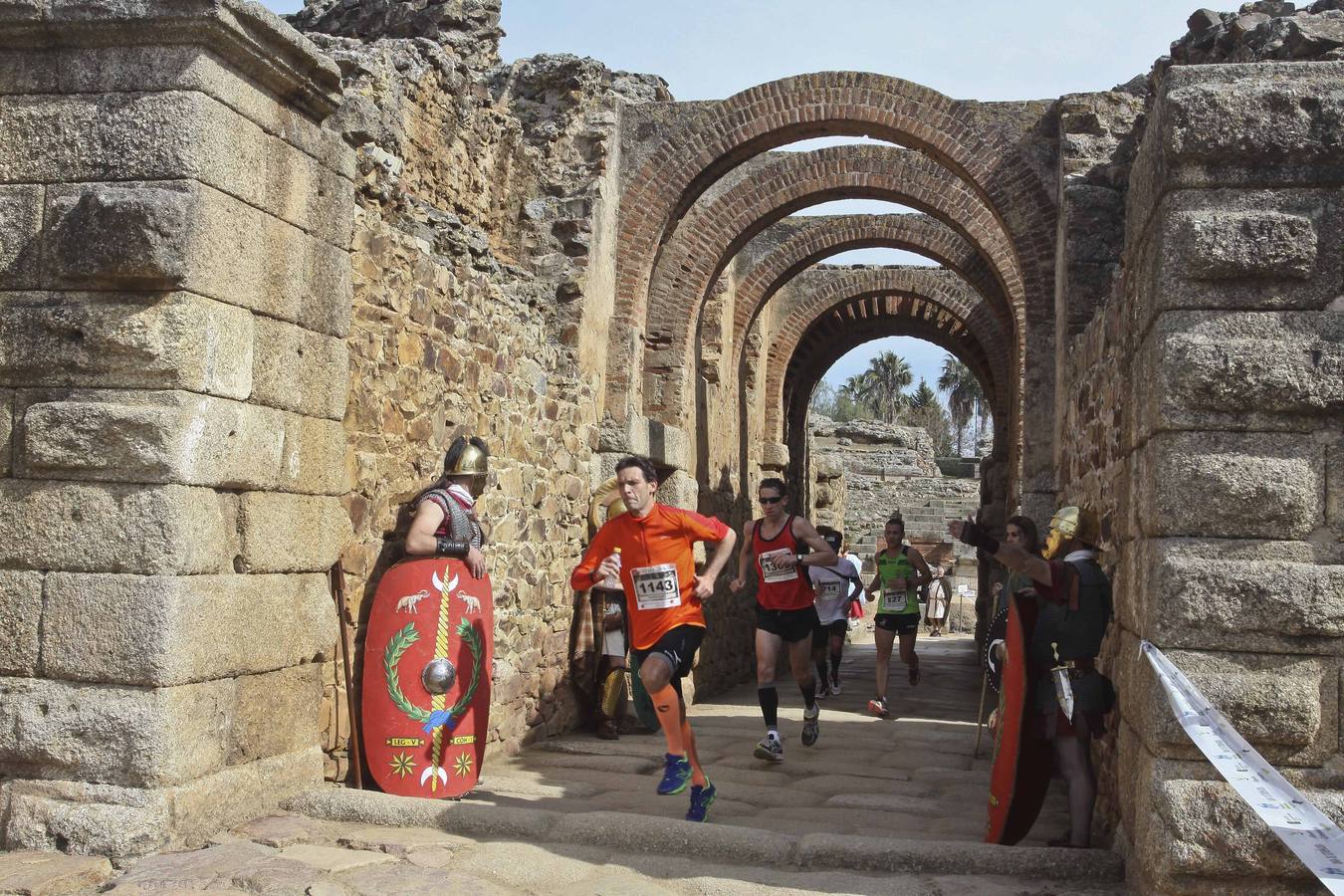 Escena de la Media Maratón "Mérida Patrimonio de la Humanidad"