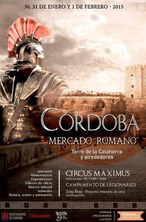 Cartel II Mercado Romano de Córdoba