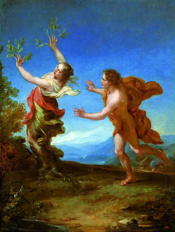 Apolo y Dafne en las Metamorfosis de Ovidio