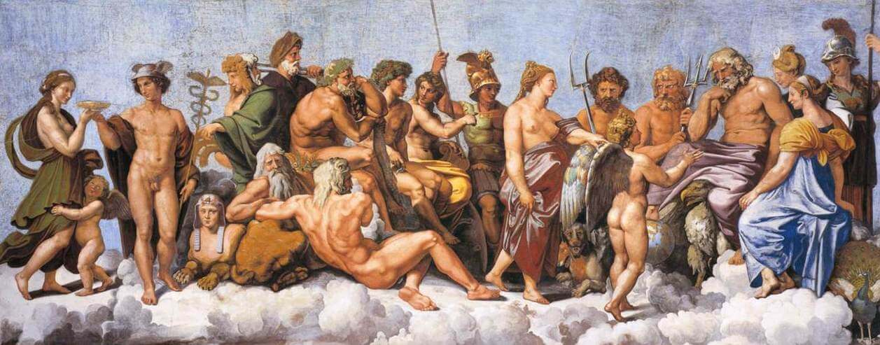 Metamorfosis Ovidio El concilio de los dioses Rafael