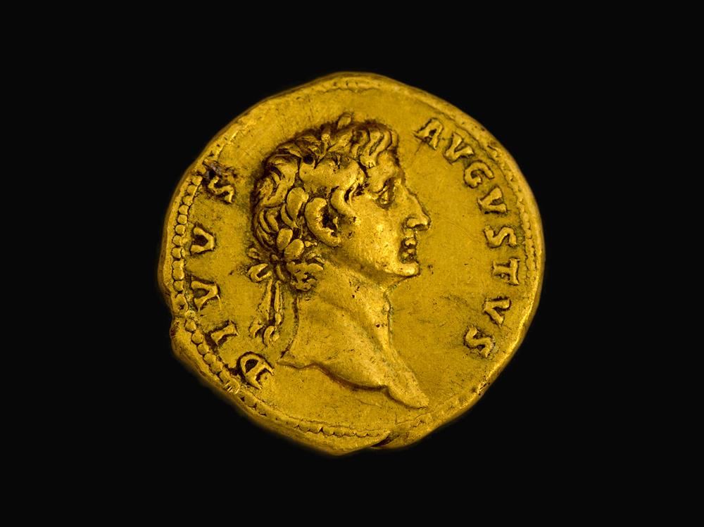 Moneda de oro encontrada en Israel
