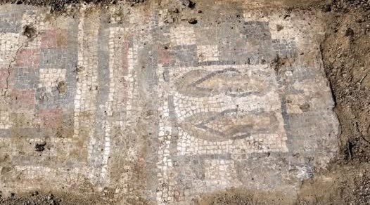 Mosaico chanclas villa romana del casale
