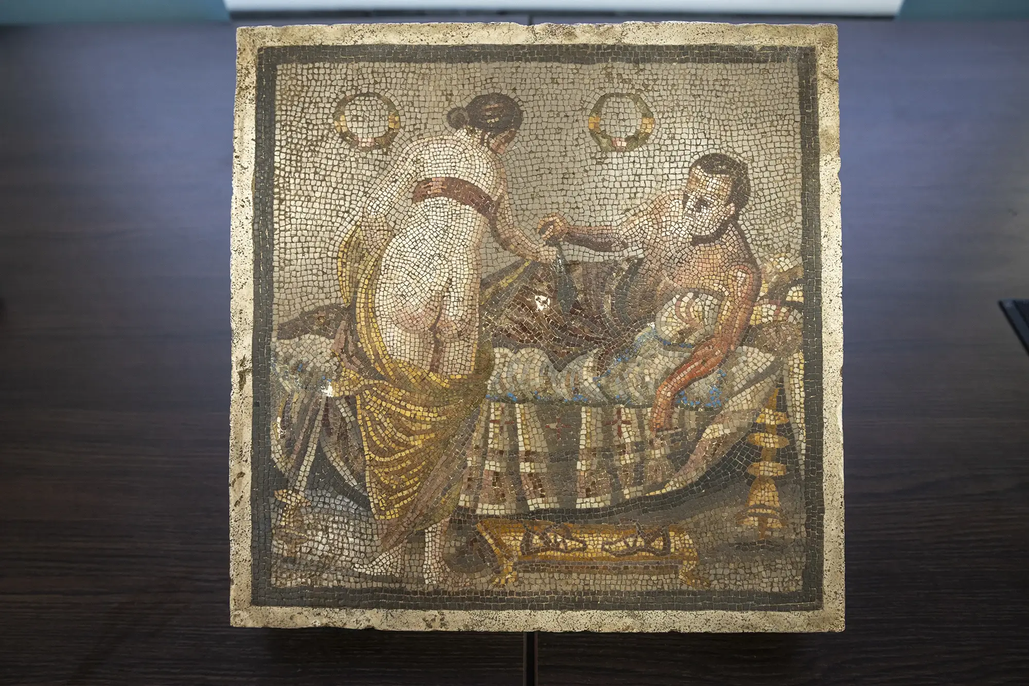 Mosaico robado por los nazis y devuelto a Pompeya