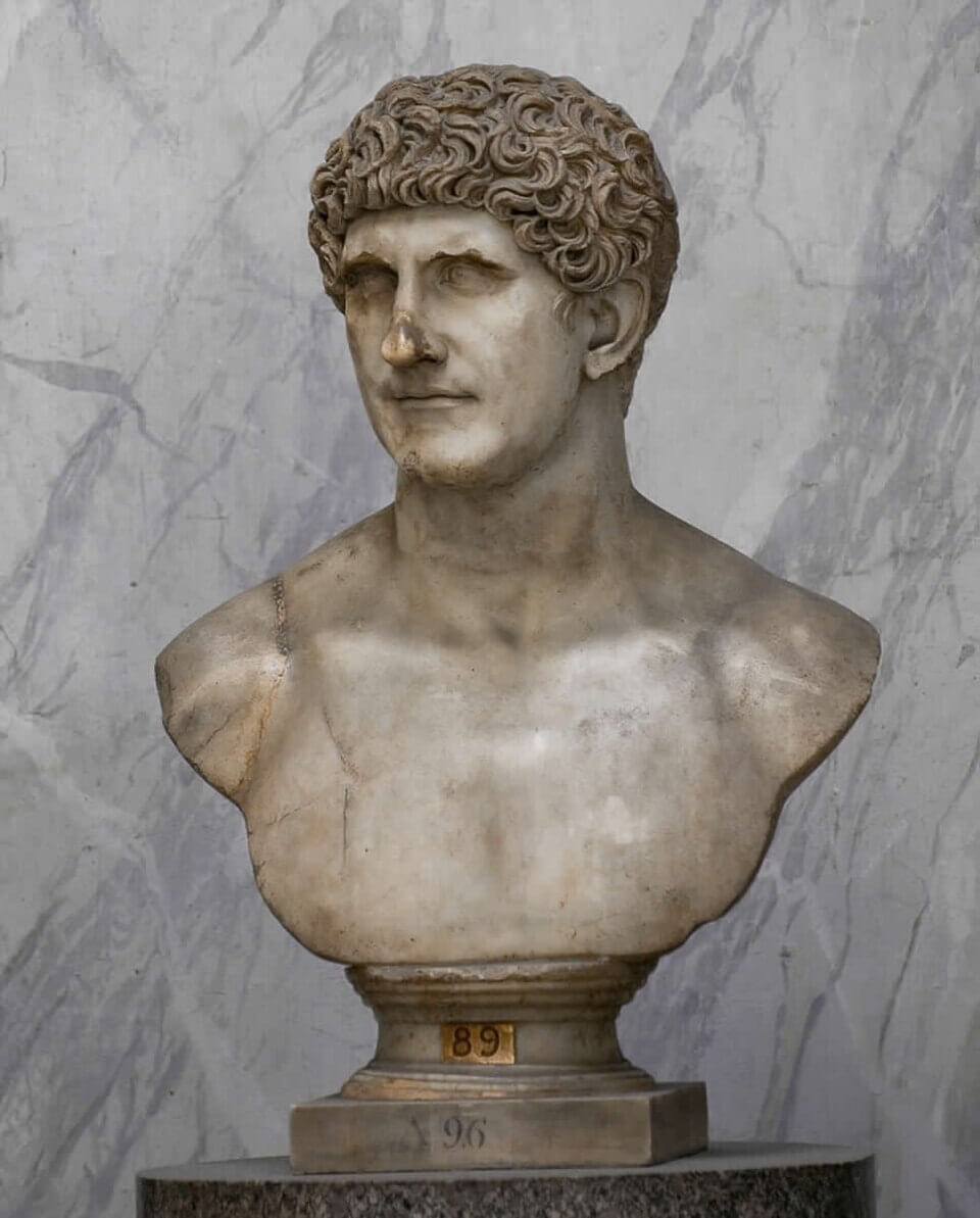 Busto de Marco Antonio en los Museos Vaticanos