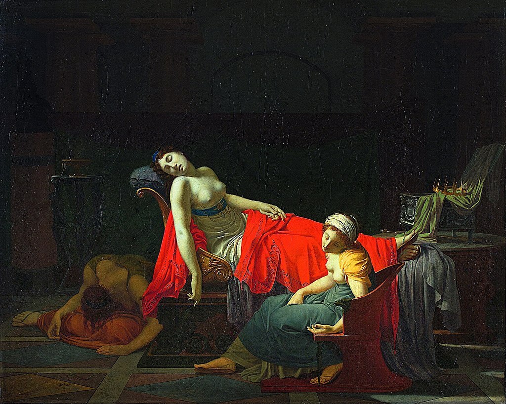 Muerte de Cleopatra de Regnault