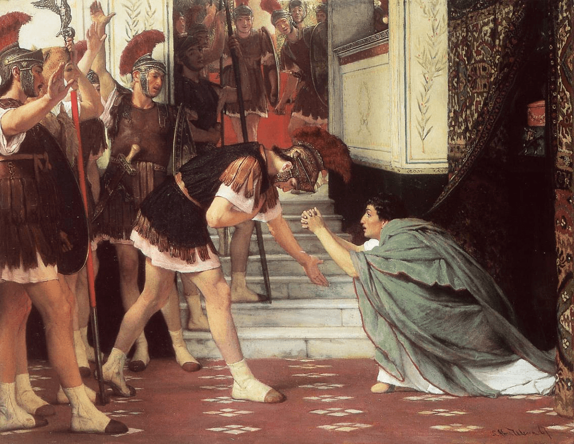 La coronación del emperador Claudio, por Alma Tadema