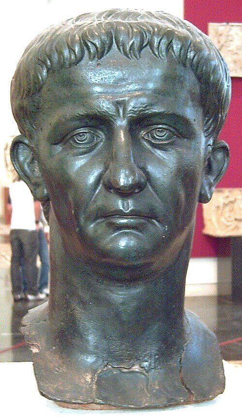 Busto del emperador Claudio en el Museo Arqueológico Nacional de Madrid