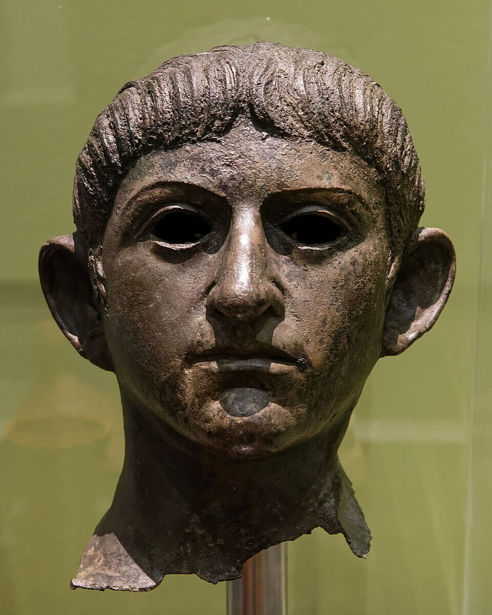 Busto de Claudio conservado en el Museo Británico de Londres