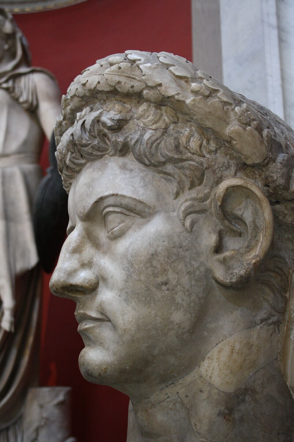 Busto del emperador Claudio en el Museo Pío Clementino