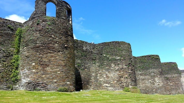Tramo de la muralla romana de Lugo