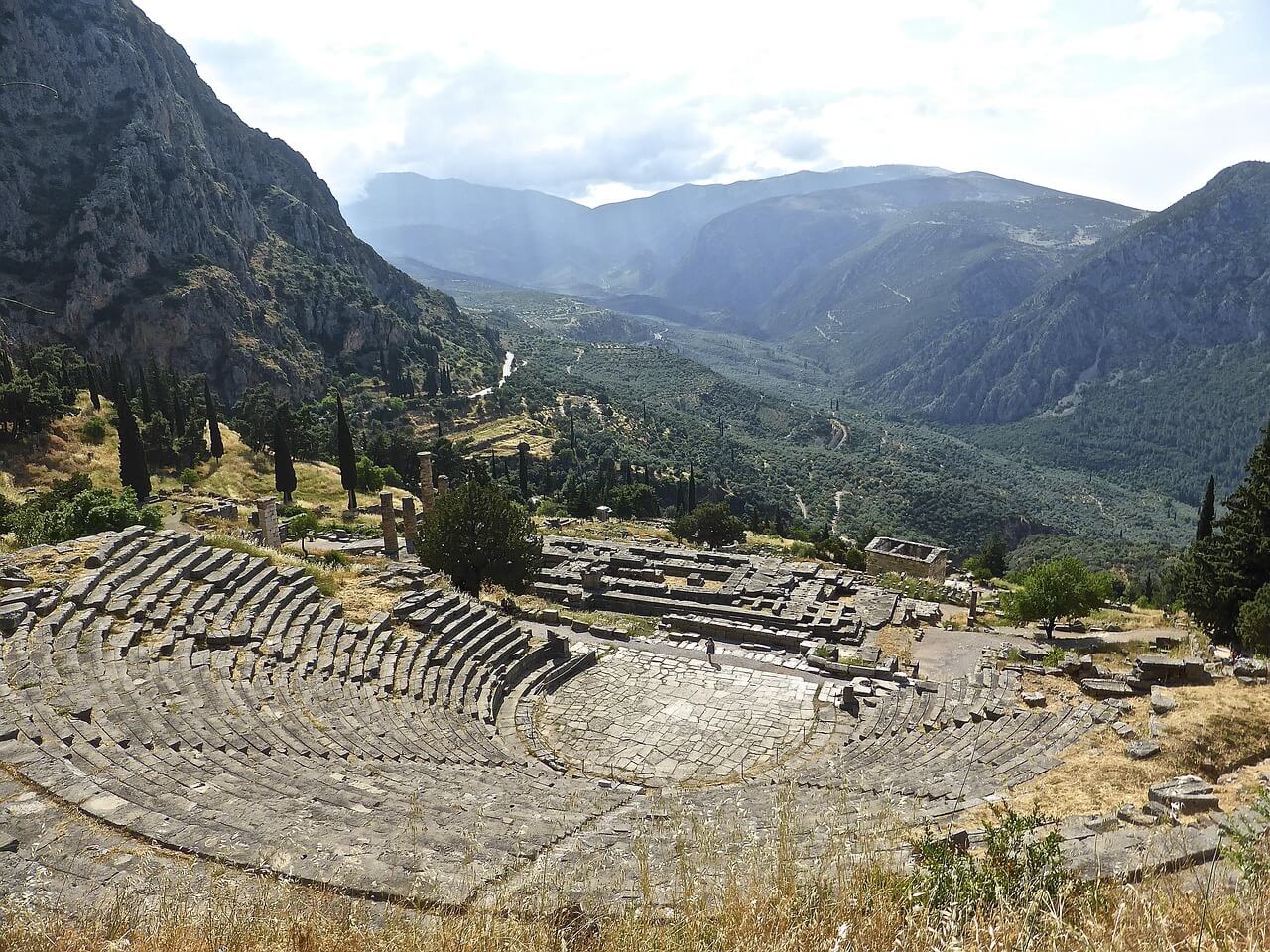 Teatro del santuario de Delfos
