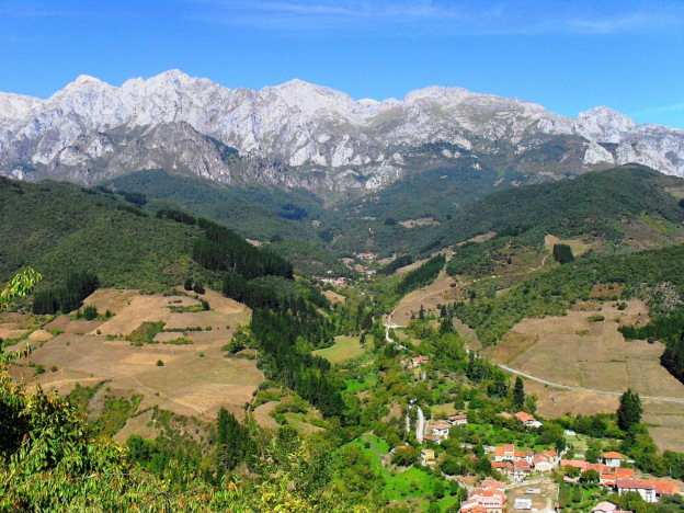 Paisaje de la región de Liébana