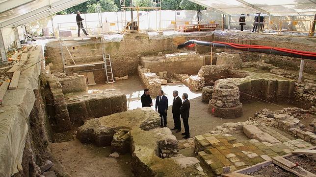 Yacimiento del Patio de Banderas en Sevilla