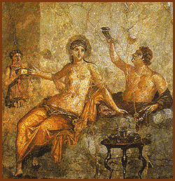 Escena de un banquete