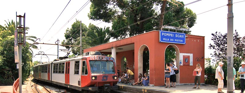 Actual estación de tren de Pompeya