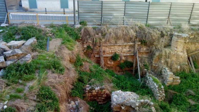 Restos romanos de la calle Salvador en Valencia