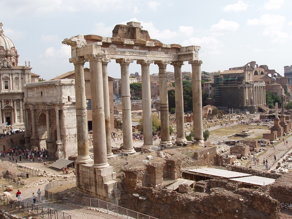 Vista del foro romano