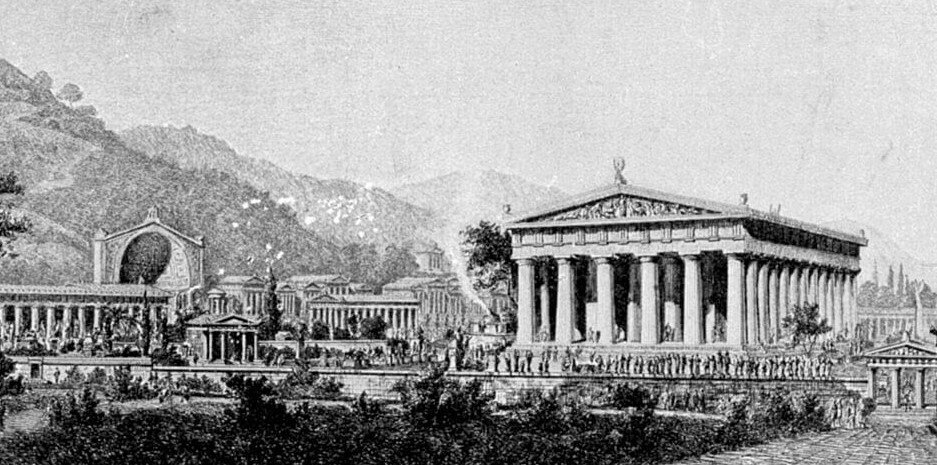 Reconstrucción del Santuario de Olimpia