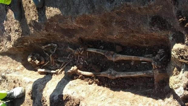 Restos humanos hallados en El Torbiscal