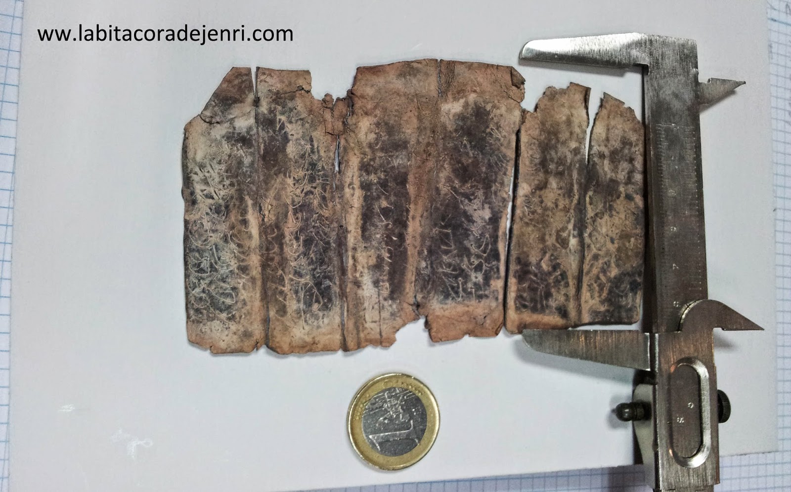 Tablilla de maldición encontrada en Martos