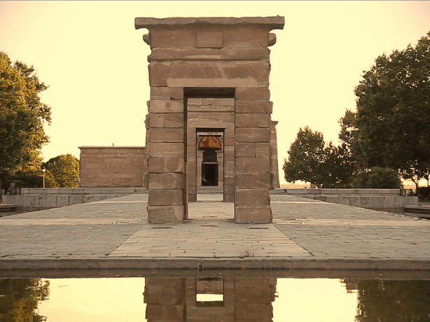 El Templo de Debod en Madrid