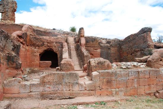 Restos arqueológicos del yacimiento de Tiermes