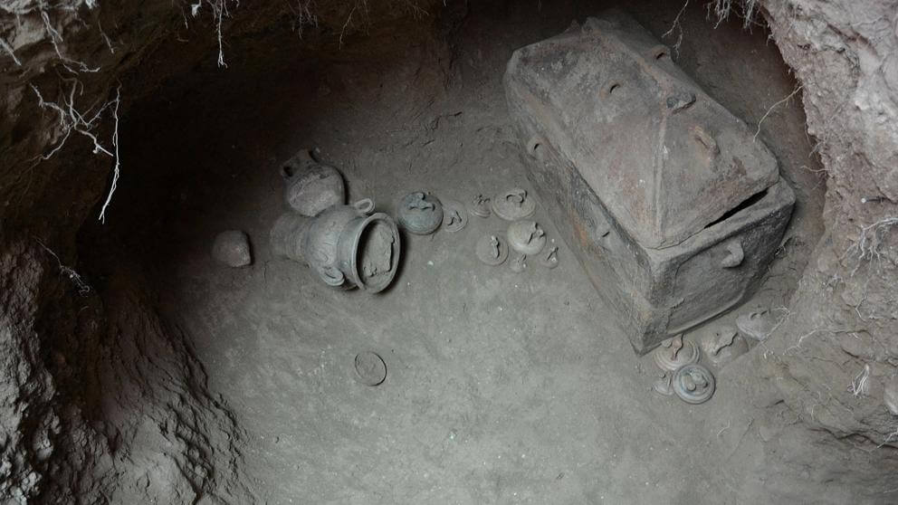 Tumba intacta hallada en Creta