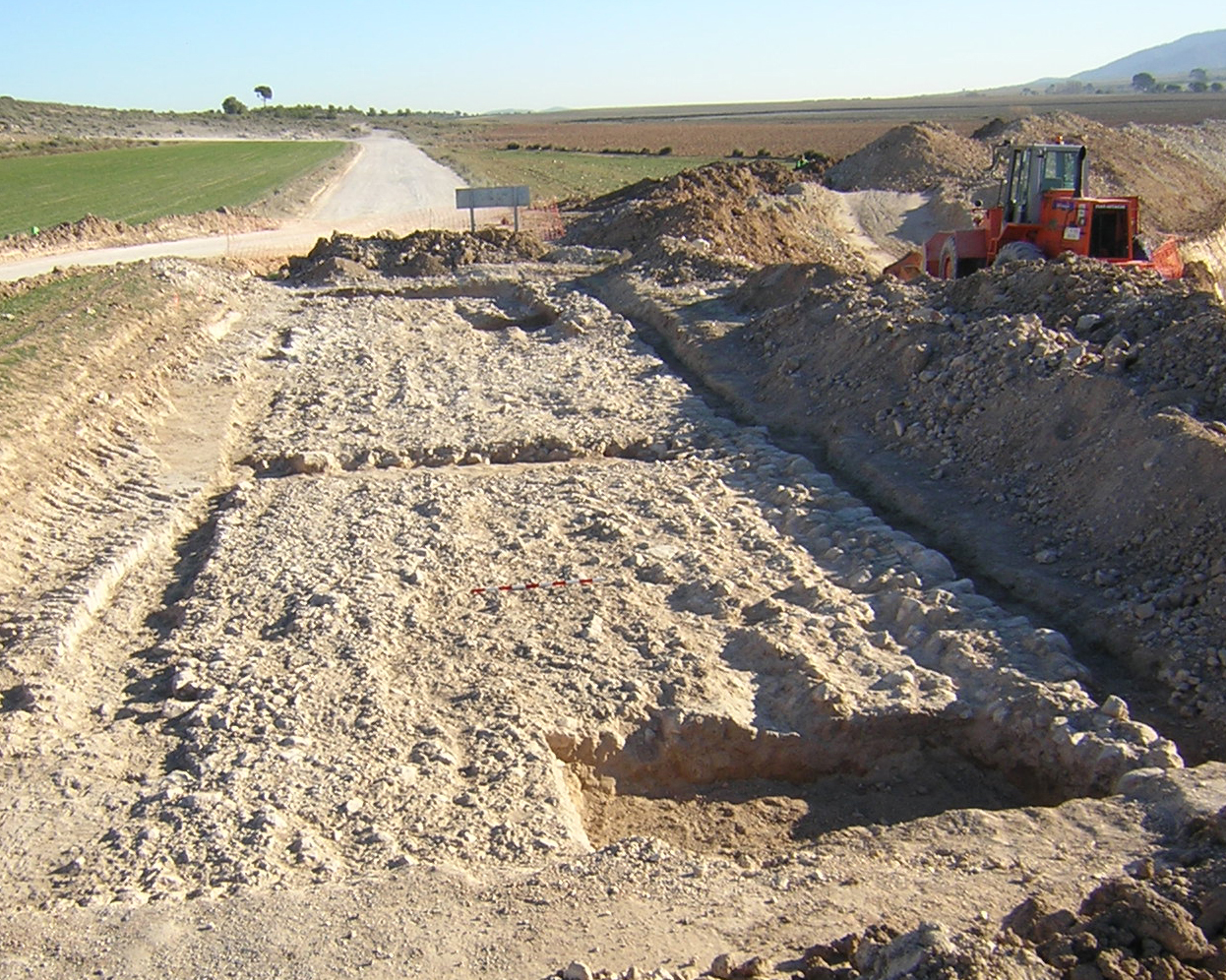 Excavaciones en la Via Augusta