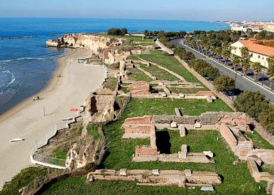 Restos de la Villa Neroniana en Anzio