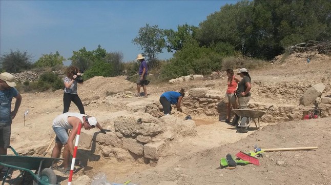 Restos de la fortificación romana en La Secuita