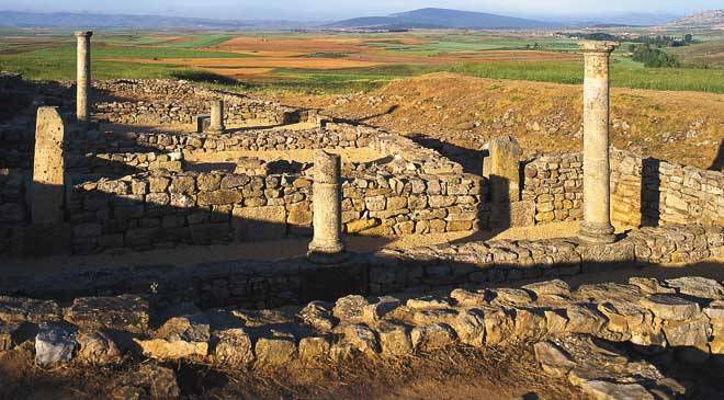 Restos del yacimiento de Numancia