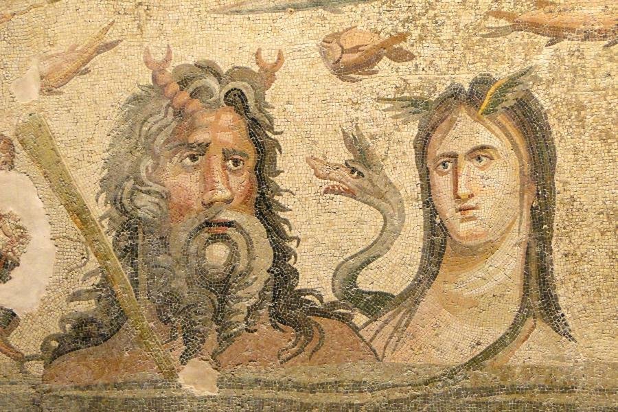Mosaico de Océano y Titis tal y como ha aparecido en la prensa