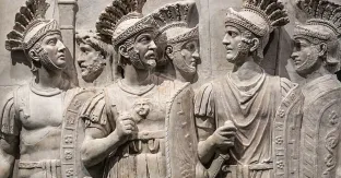 La guardia pretoriana en Roma