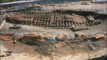 Nave romana encontrada en los ochenta en Comacchio