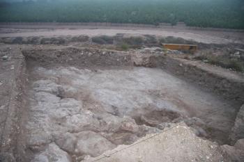 Cimientos del templo romano en Cerro de los Santos
