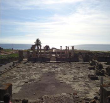 Vista del yacimiento de los templos
