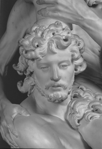 Rostro de Eneas imaginado por el escultor Bernini